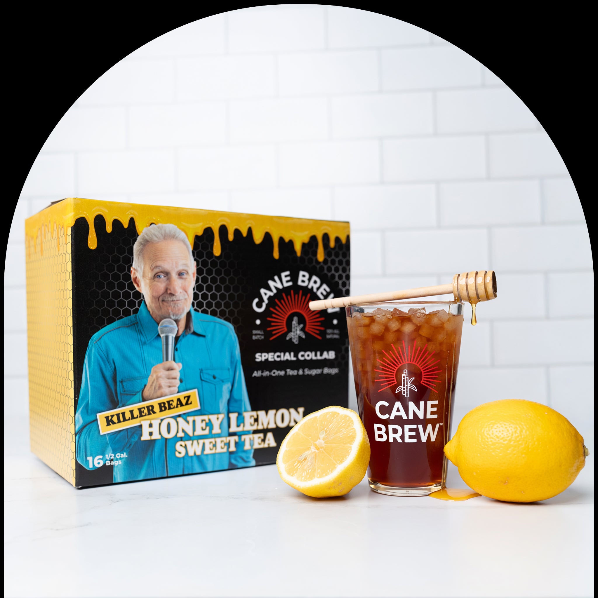 Killer Beaz Honey Lemon Sweet Tea – Cane Brew Beverage Company Inc
