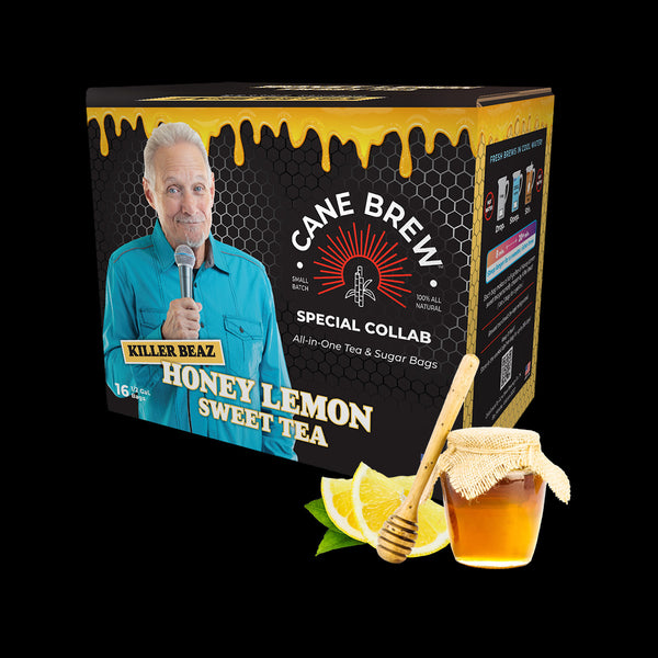Killer Beaz Honey Lemon Sweet Tea – Cane Brew Beverage Company Inc