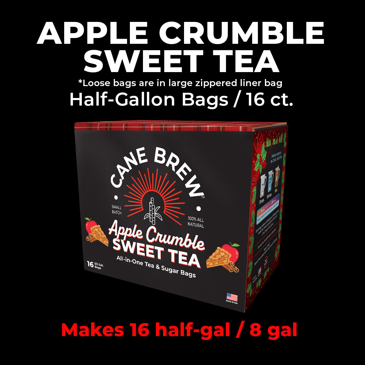 Apple Crumble Sweet Tea